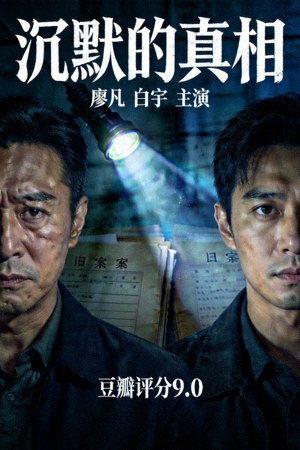 国产悬疑剧《沉默的真相》海报，主演廖凡、白宇，豆瓣评分9.0